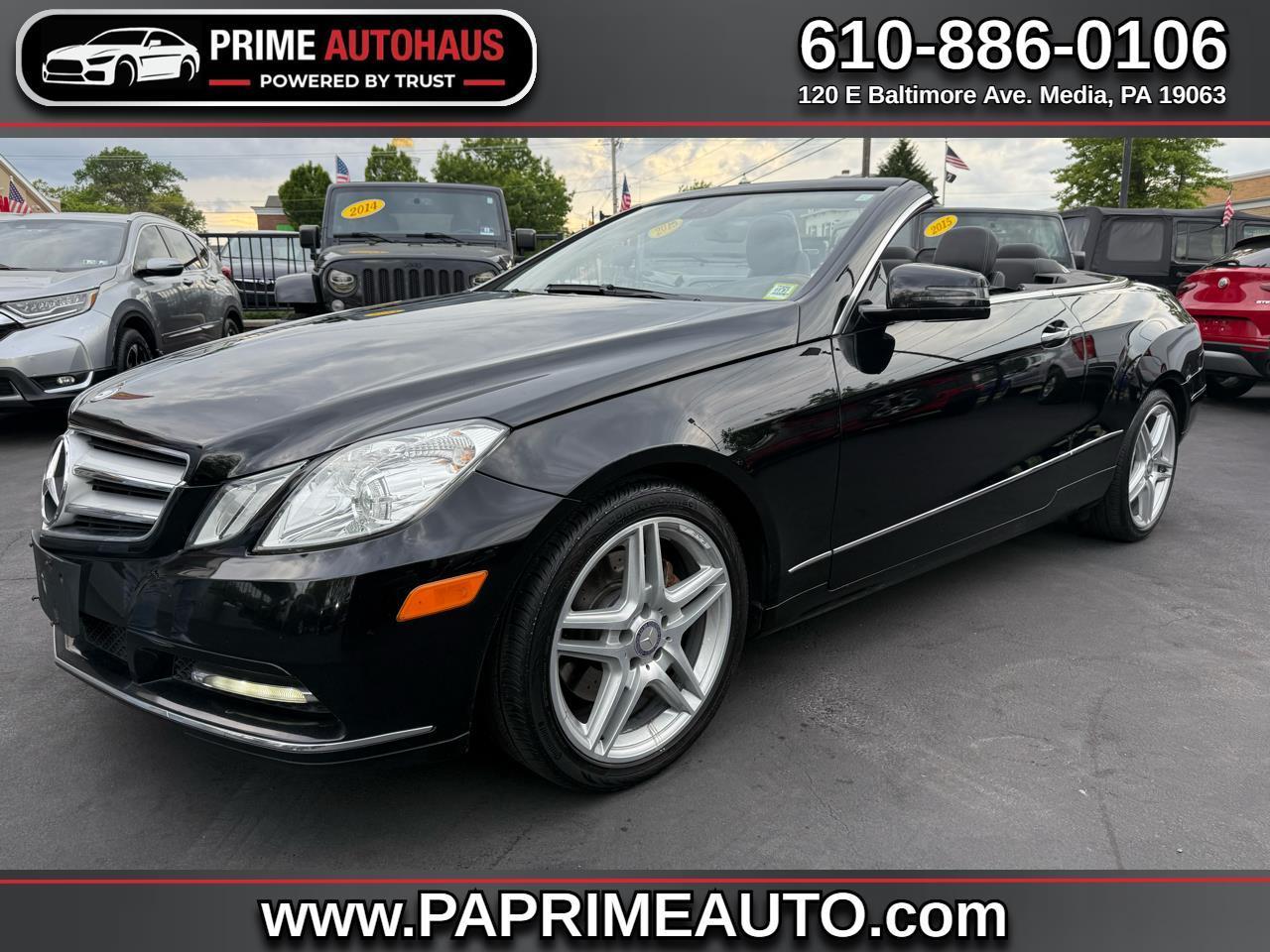 2013 Mercedes-Benz E-Class 2dr Cabriolet E 350 RWD