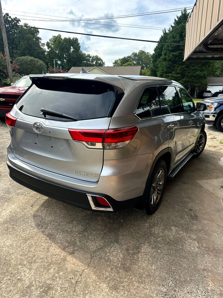Toyota Highlander Limited AWD V6 2017