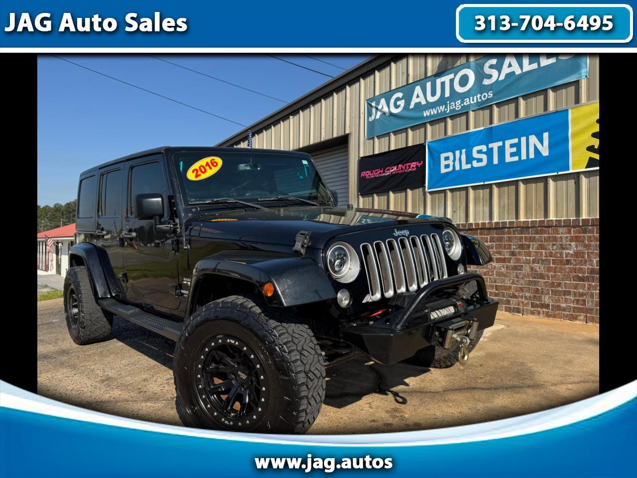 2016 Jeep Wrangler Unlimited Sahara 4WD