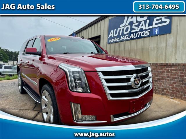 Red 2015 Cadillac Escalade SUV / Crossover Four-Wheel Drive Automatic