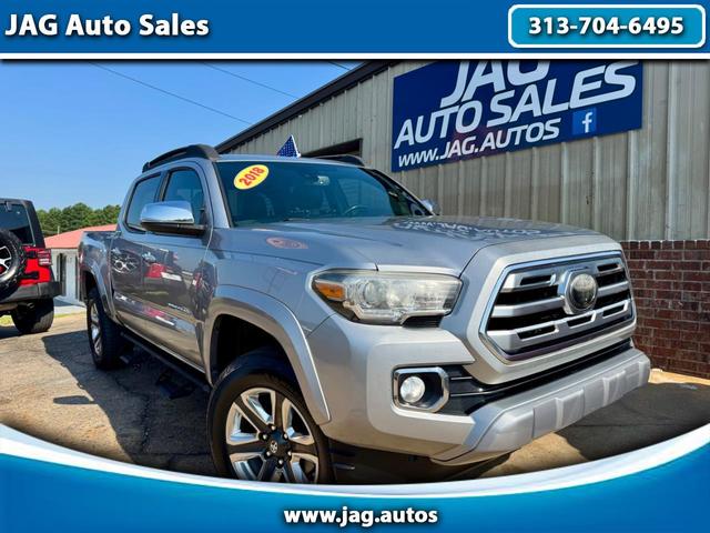 Silver 2018 Toyota Tacoma Pickup Truck Four-Wheel Drive Automatic