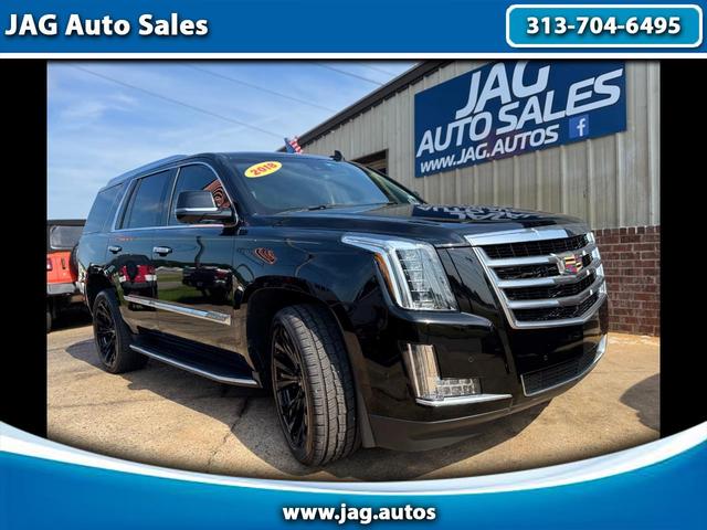 Black 2018 Cadillac Escalade SUV / Crossover Rear-Wheel Drive Automatic