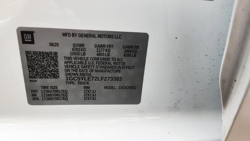 Chevrolet Silverado 2500HD Work Truck Double Cab Long Box 4WD 2020