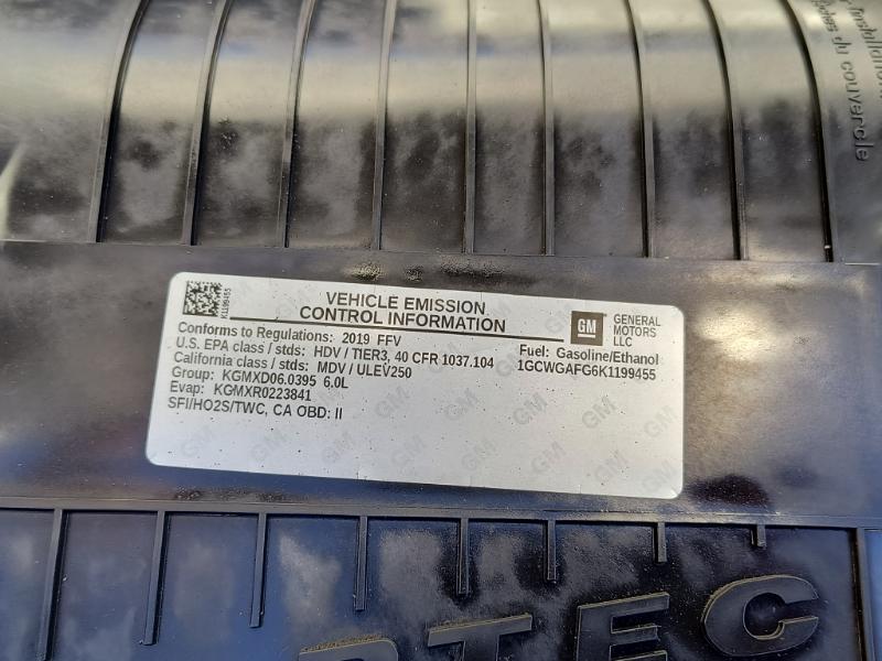 Chevrolet Express 2500 Cargo 2019