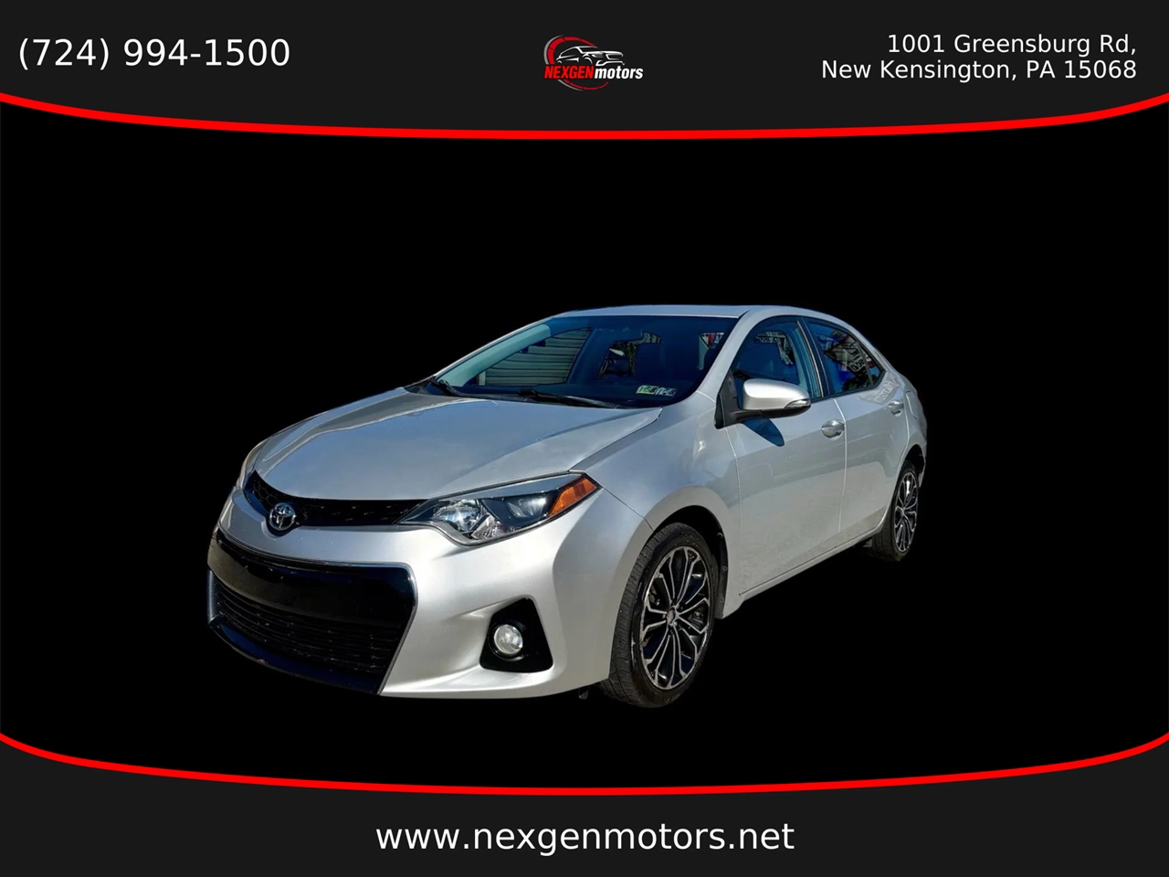 2014 Toyota Corolla S Plus 6MT