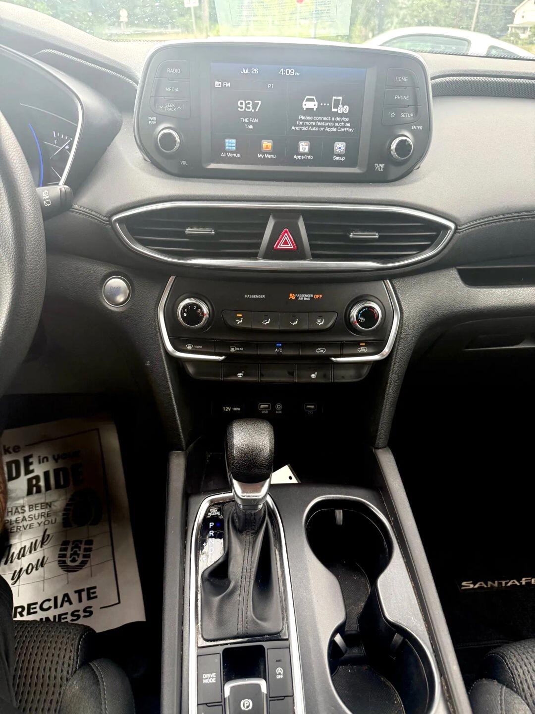 Hyundai Santa Fe SEL 2.4 AWD 2019