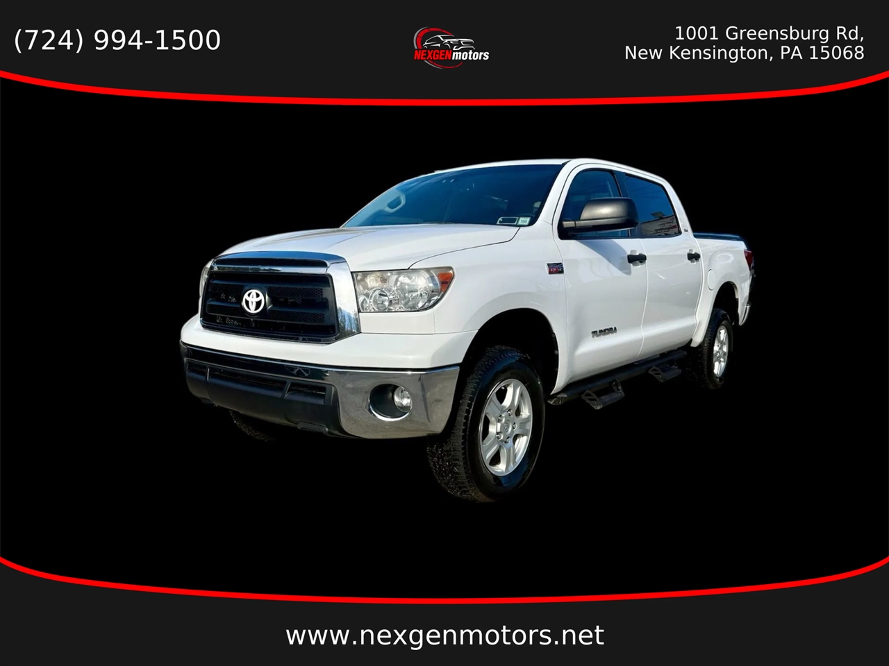2012 Toyota Tundra Tundra-Grade CrewMax 5.7L 4WD