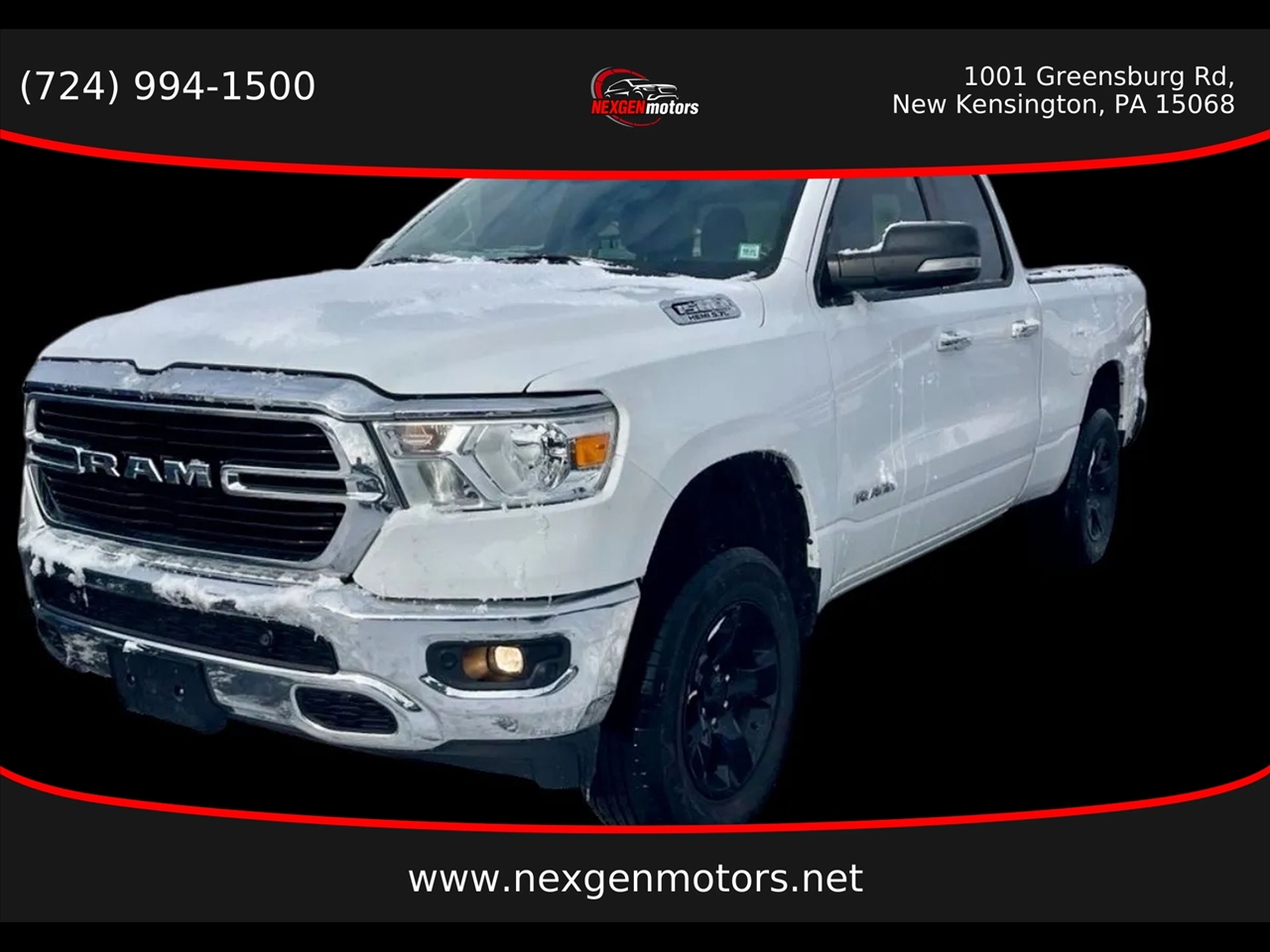 2020 RAM 1500 Big Horn Quad Cab 4WD