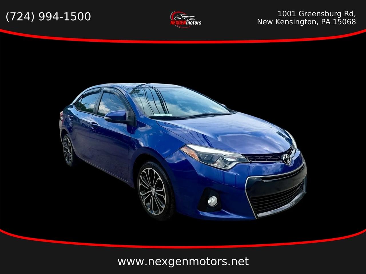 2014 Toyota Corolla S Plus 6MT
