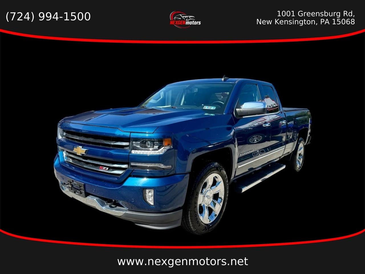 2017 Chevrolet Silverado 1500 LTZ Double Cab Short Box 4WD