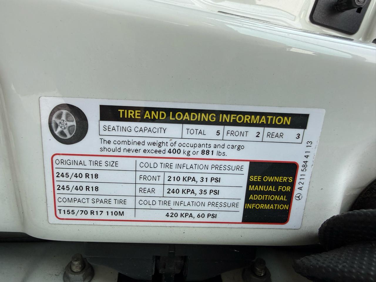 Mercedes-Benz E-Class E350 4MATIC Sedan 2009