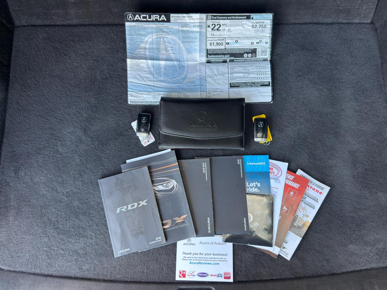 Acura RDX 6-Spd AT AWD w/ Technology Package 2018