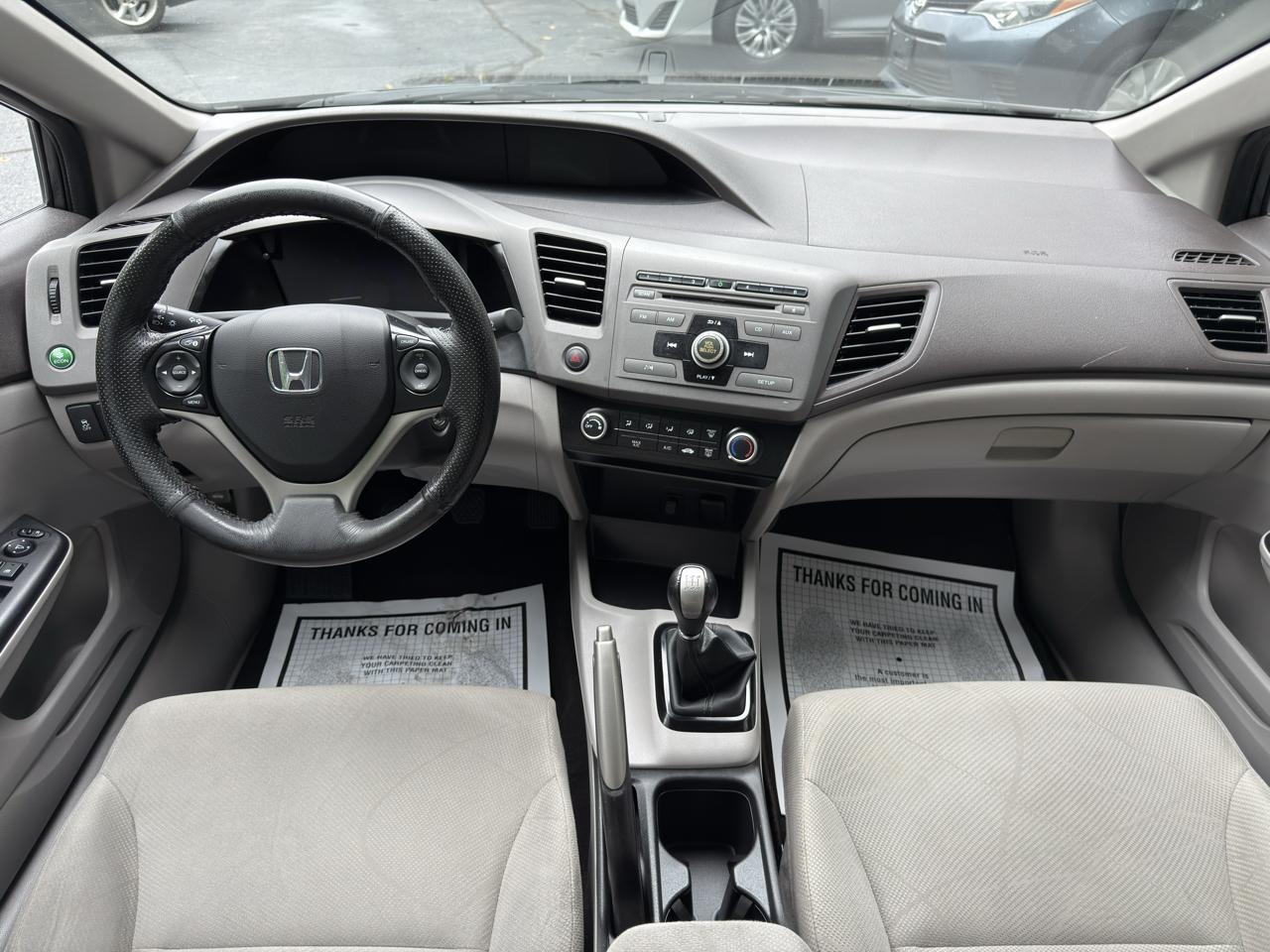 Honda Civic LX Sedan 5-Speed MT 2012
