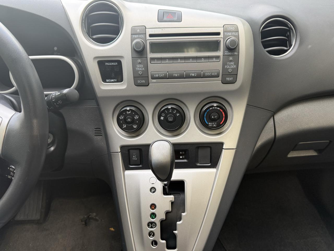 Toyota Matrix S AWD 4-Speed AT 2009