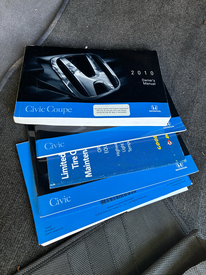 Honda Civic 2dr Cpe LX Auto w/Side Airbags 2010