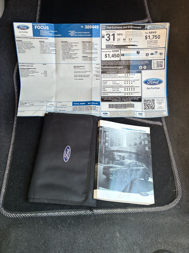 Ford Focus SE Hatch 2016