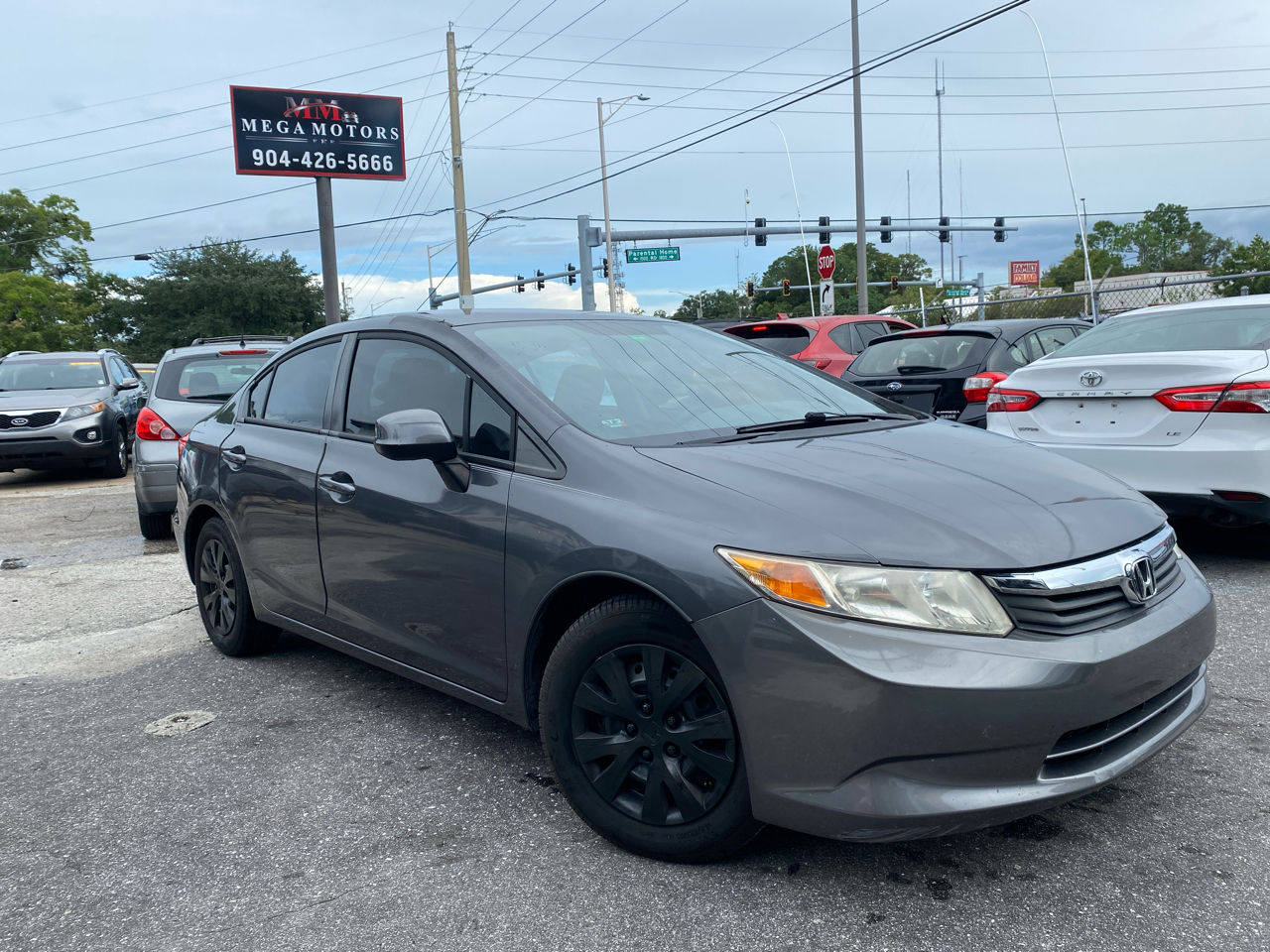 2012 Honda Civic 4dr Sdn LX "A" Auto w/Air, ABS