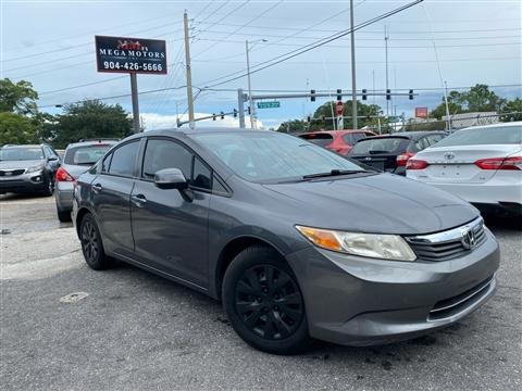 2012 Honda Civic 4dr Sdn LX "A" Auto w/Air, ABS