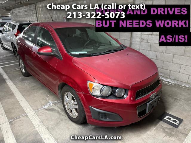Red (Burgundy) 2013 Chevrolet Sonic Sedan Front-Wheel Drive Automatic