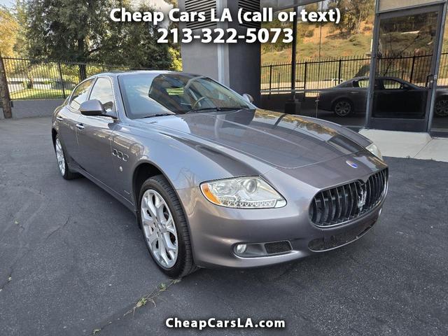Silver 2009 Maserati Quattroporte Sedan Rear-Wheel Drive Automatic