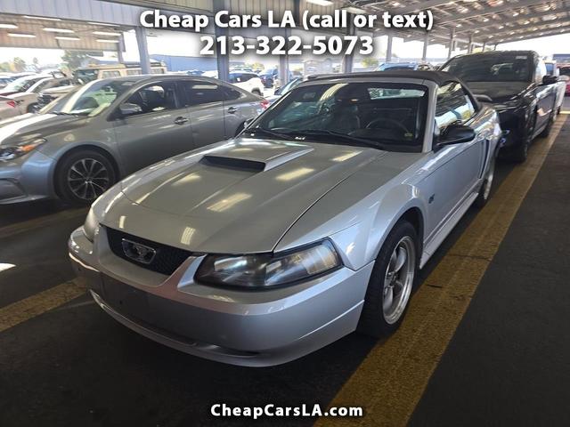 Silver 2001 Ford Mustang Convertible Rear-Wheel Drive Manual