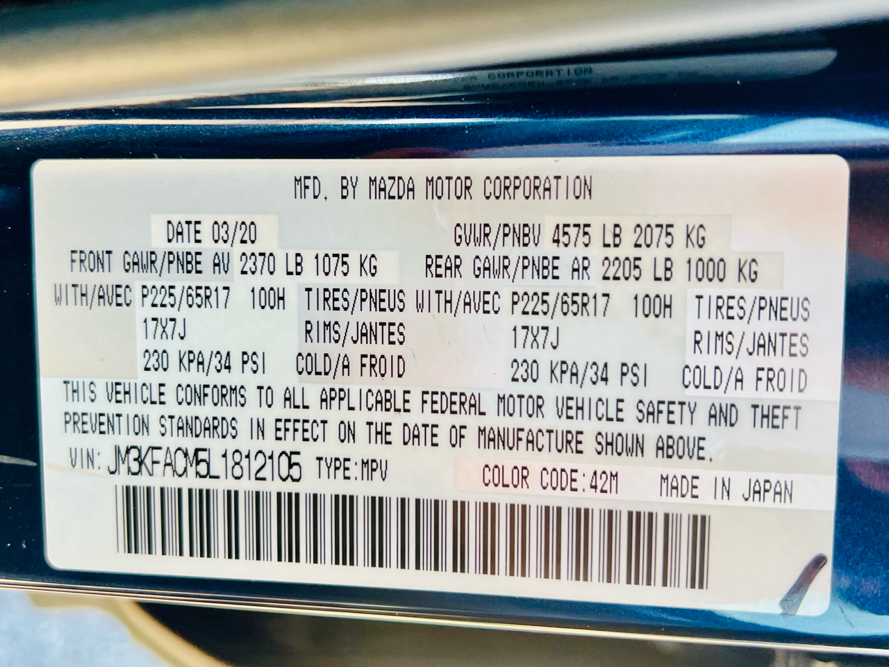 Mazda CX-5 Touring 2020