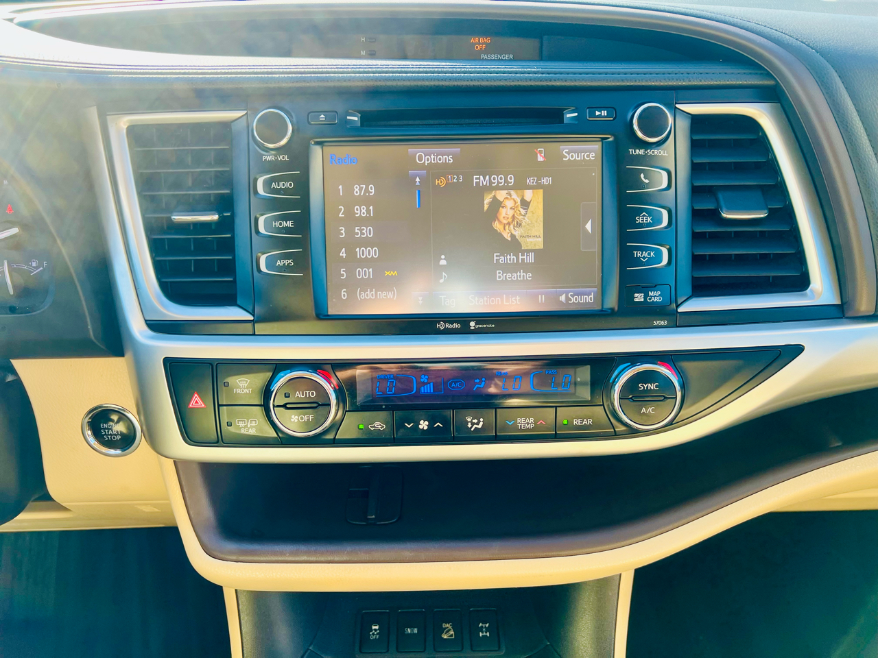 Toyota Highlander XLE AWD V6 2015