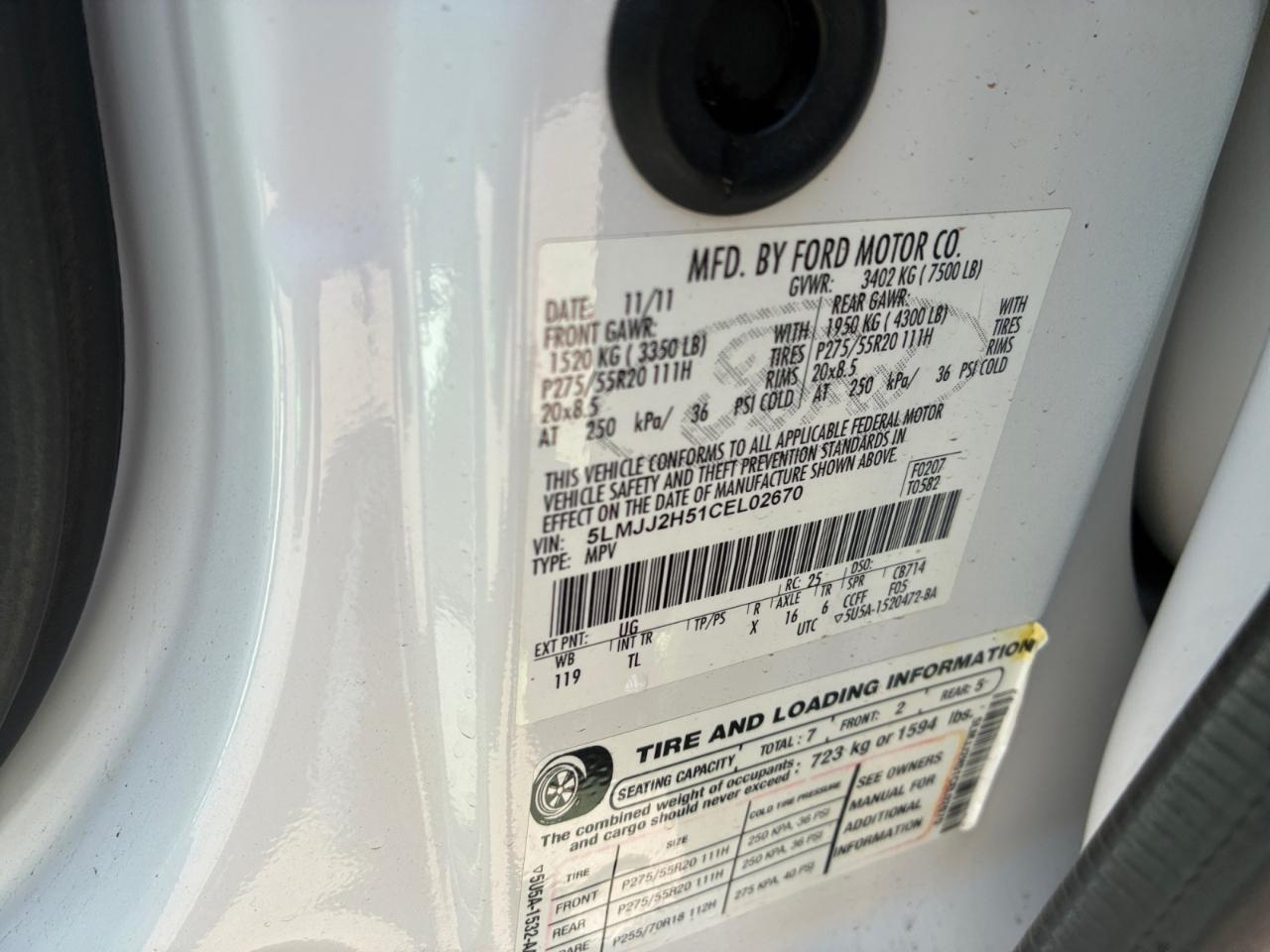 Lincoln Navigator 2WD 2012