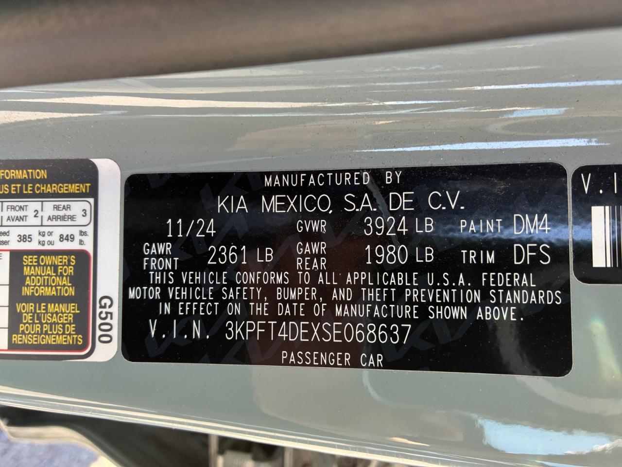 Kia K4 LXS 2025
