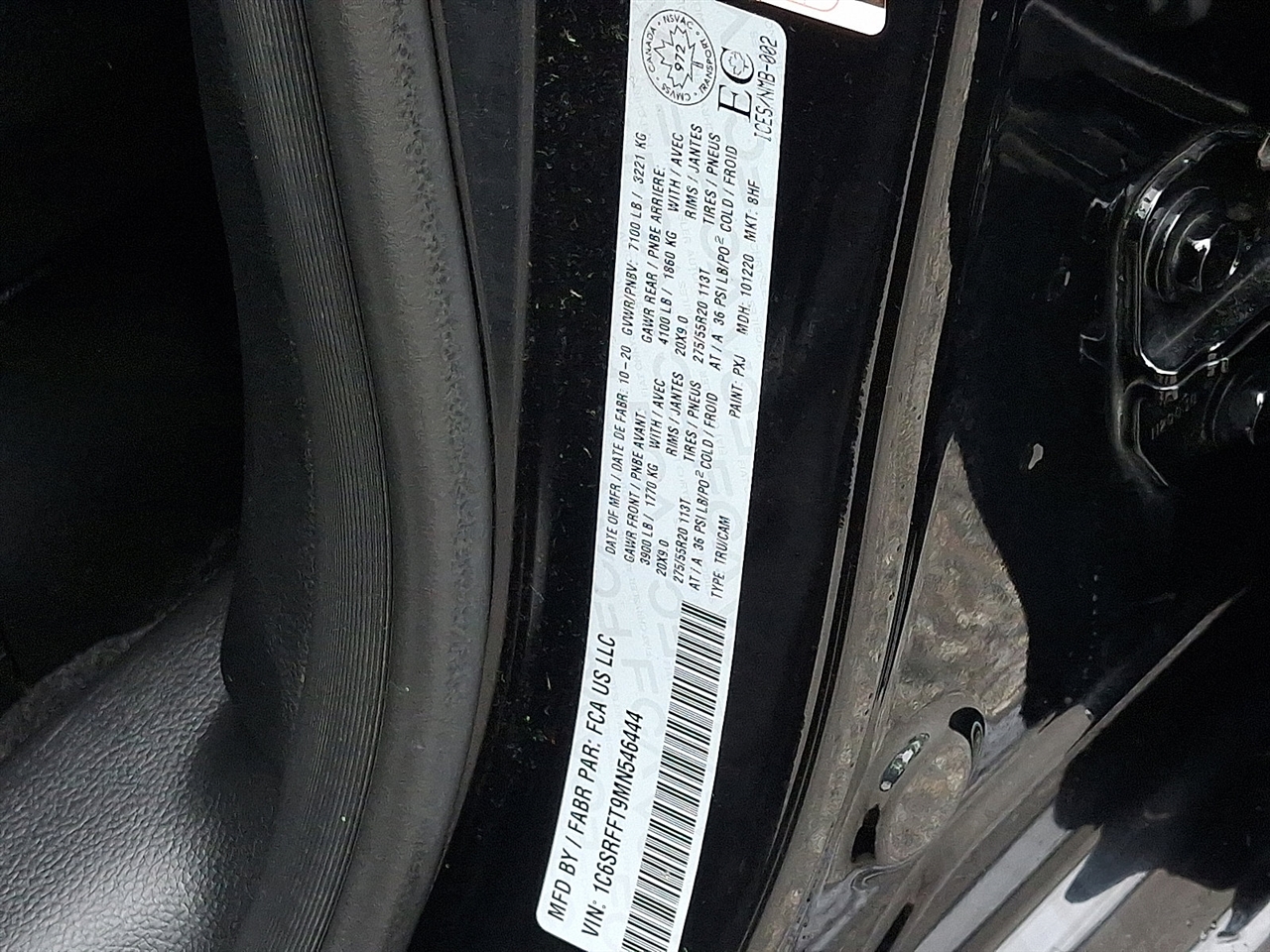 RAM 1500 Big Horn Crew Cab SWB 4WD 2021