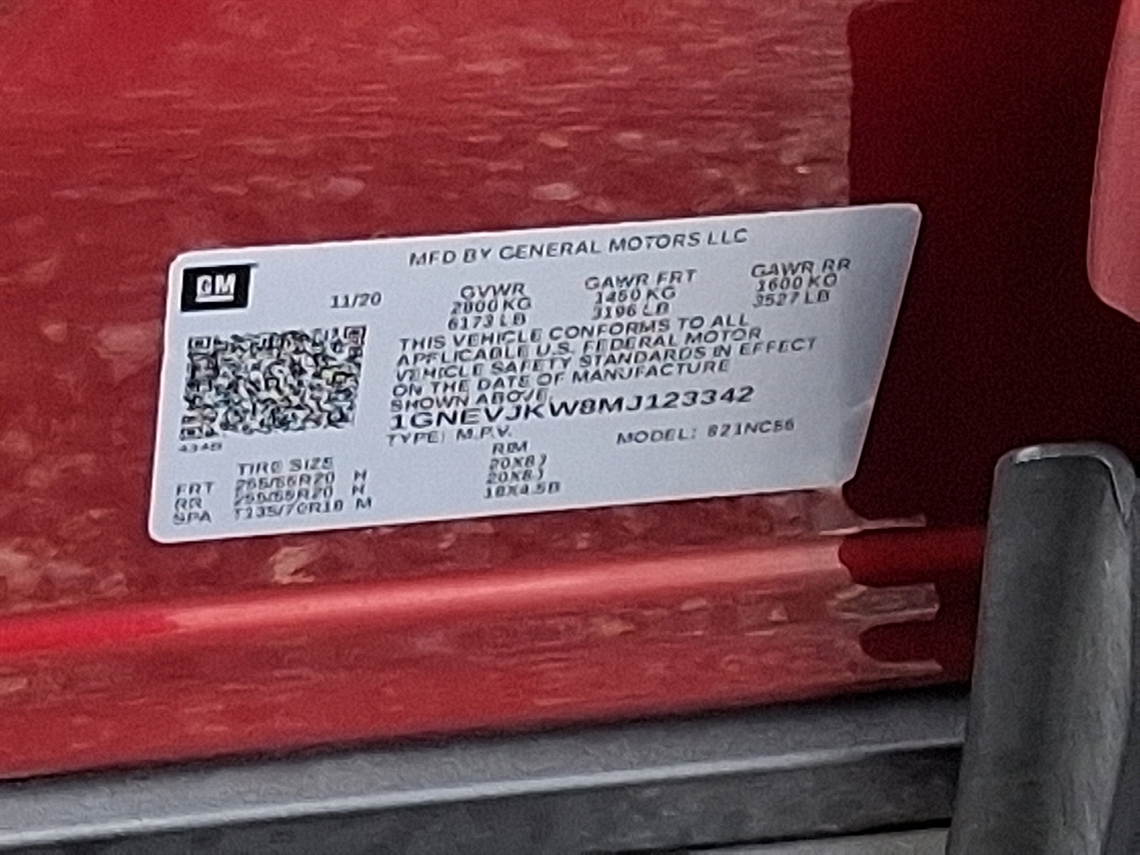 Chevrolet Traverse RS AWD 2021