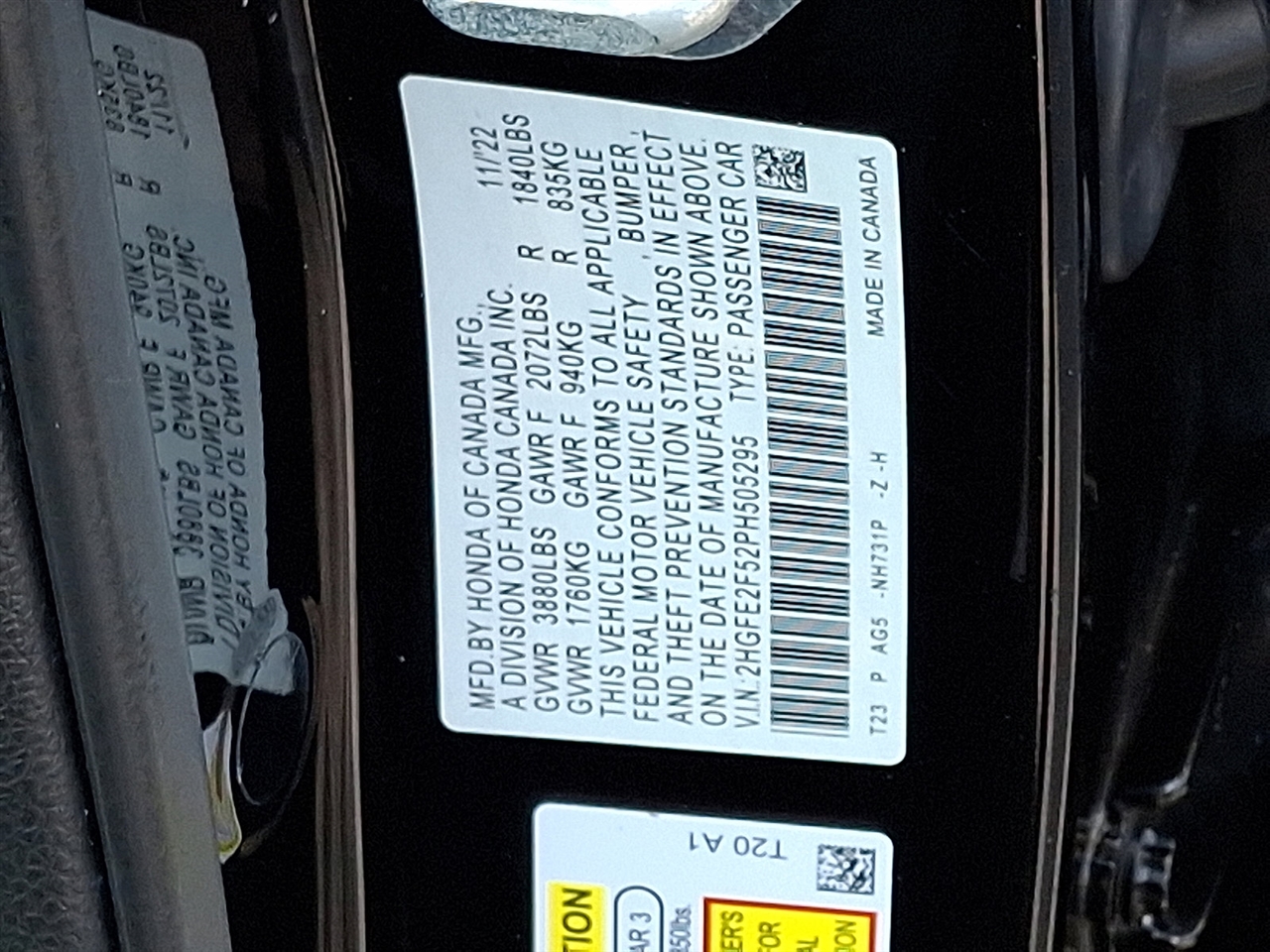 Honda Civic Sport 2023