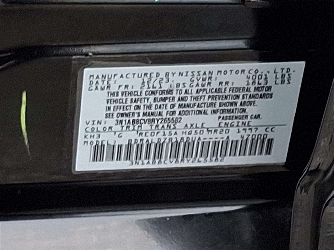 Nissan Sentra SV 2024