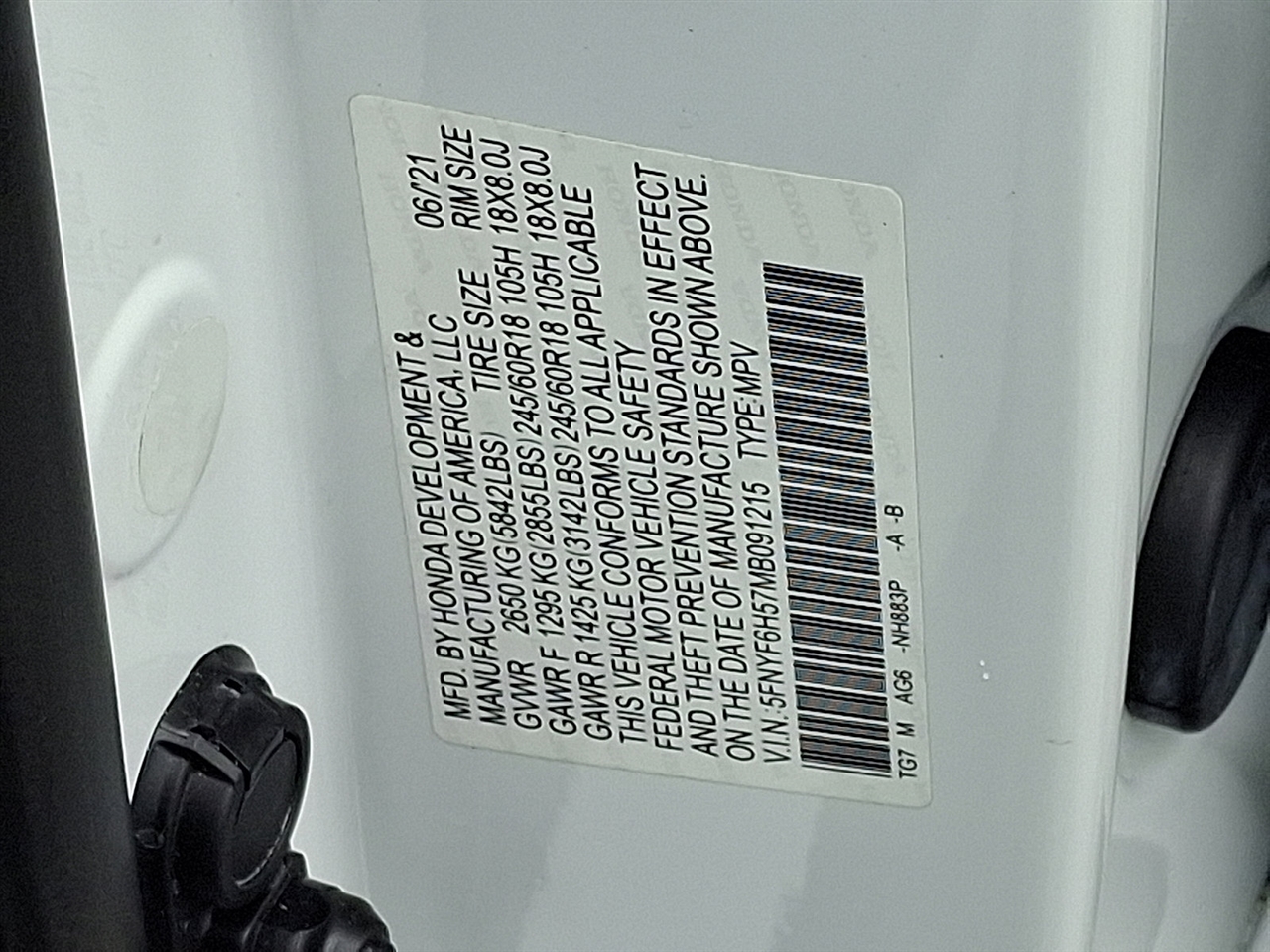 Honda Pilot EXL 4WD 2021