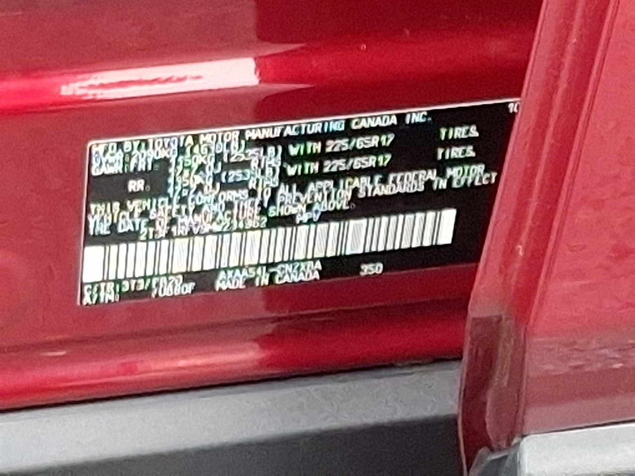 Toyota RAV4 LE AWD 2021