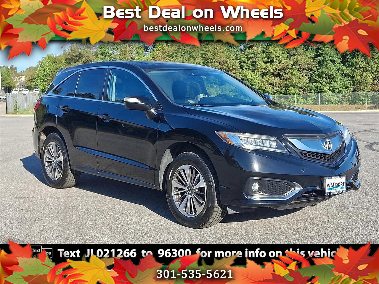 2018 Acura RDX 6-Spd AT AWD w/Advance Package