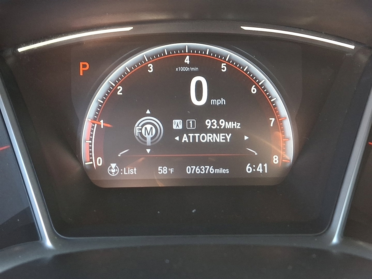 Honda Civic EX Honda Sensing Sedan CVT 2019