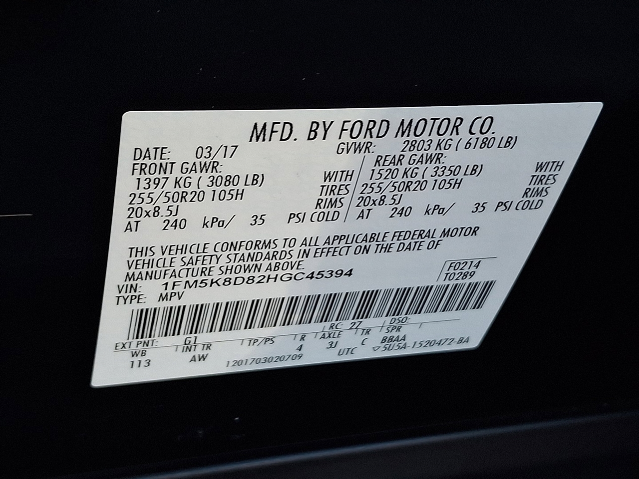 Ford Explorer XLT 4WD 2017