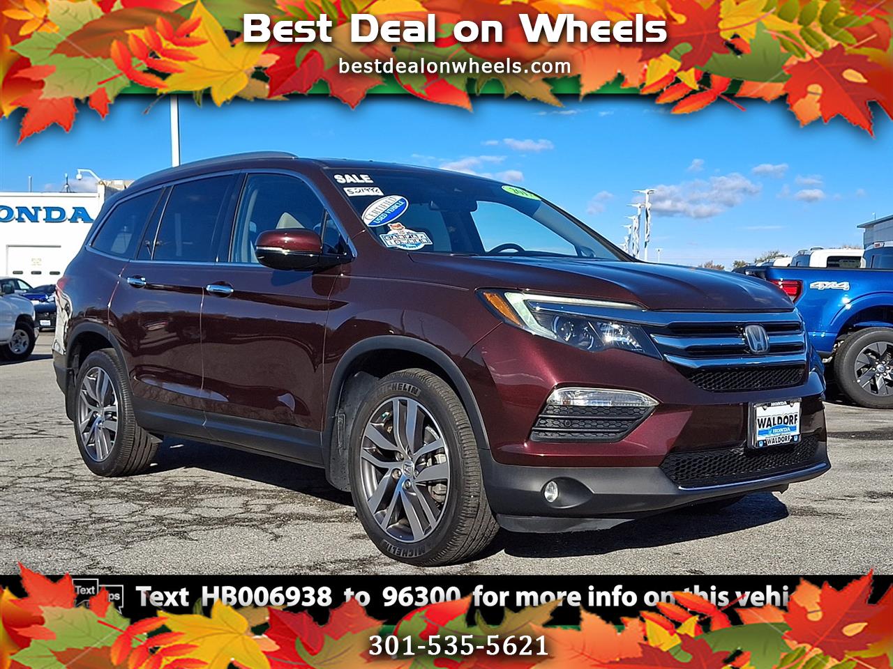 Honda Pilot Elite 4WD 2017