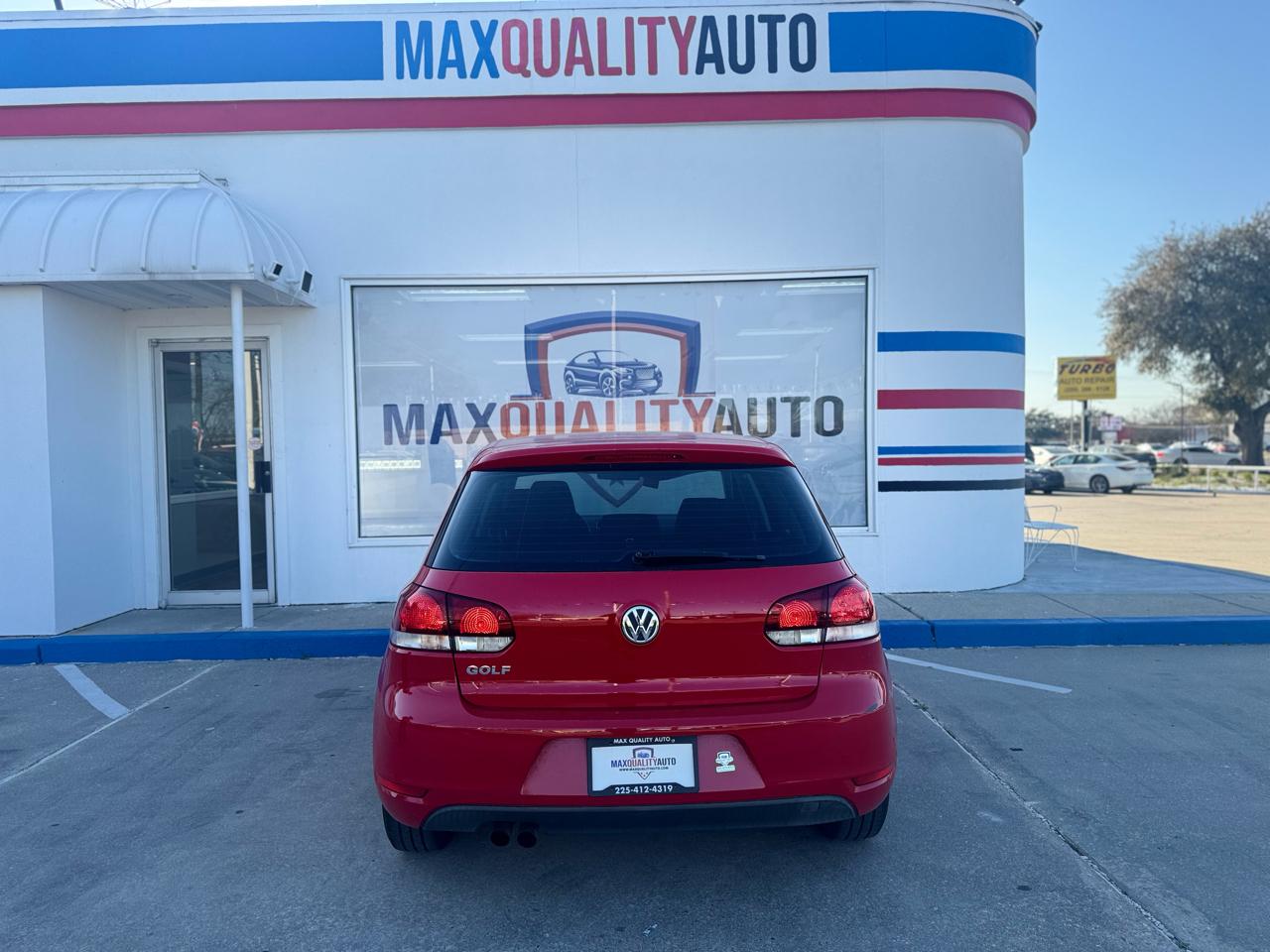 Volkswagen Golf 2.5L Conv & Sunroof 4 Door PZEV 2013