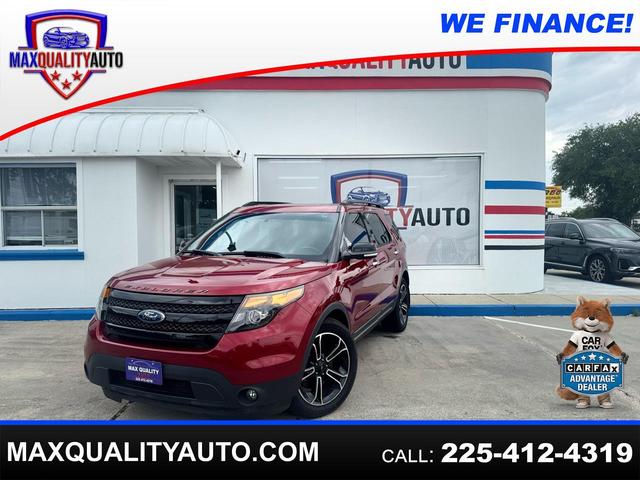 Red 2014 Ford Explorer Sport 4WD SUV / Crossover All-Wheel Drive Automatic