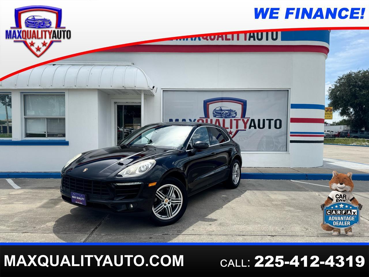 Black 2017 Porsche Macan SUV / Crossover All-Wheel Drive Automatic