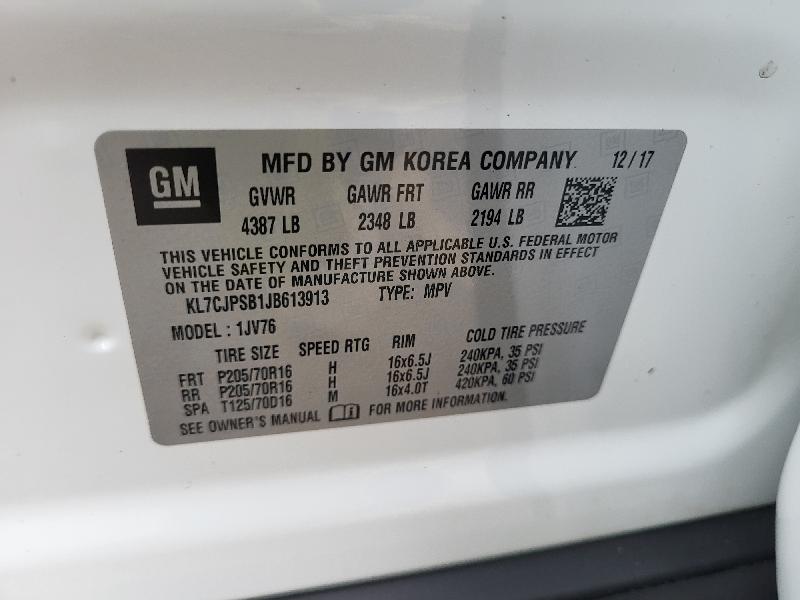 Chevrolet Trax LT AWD 2018