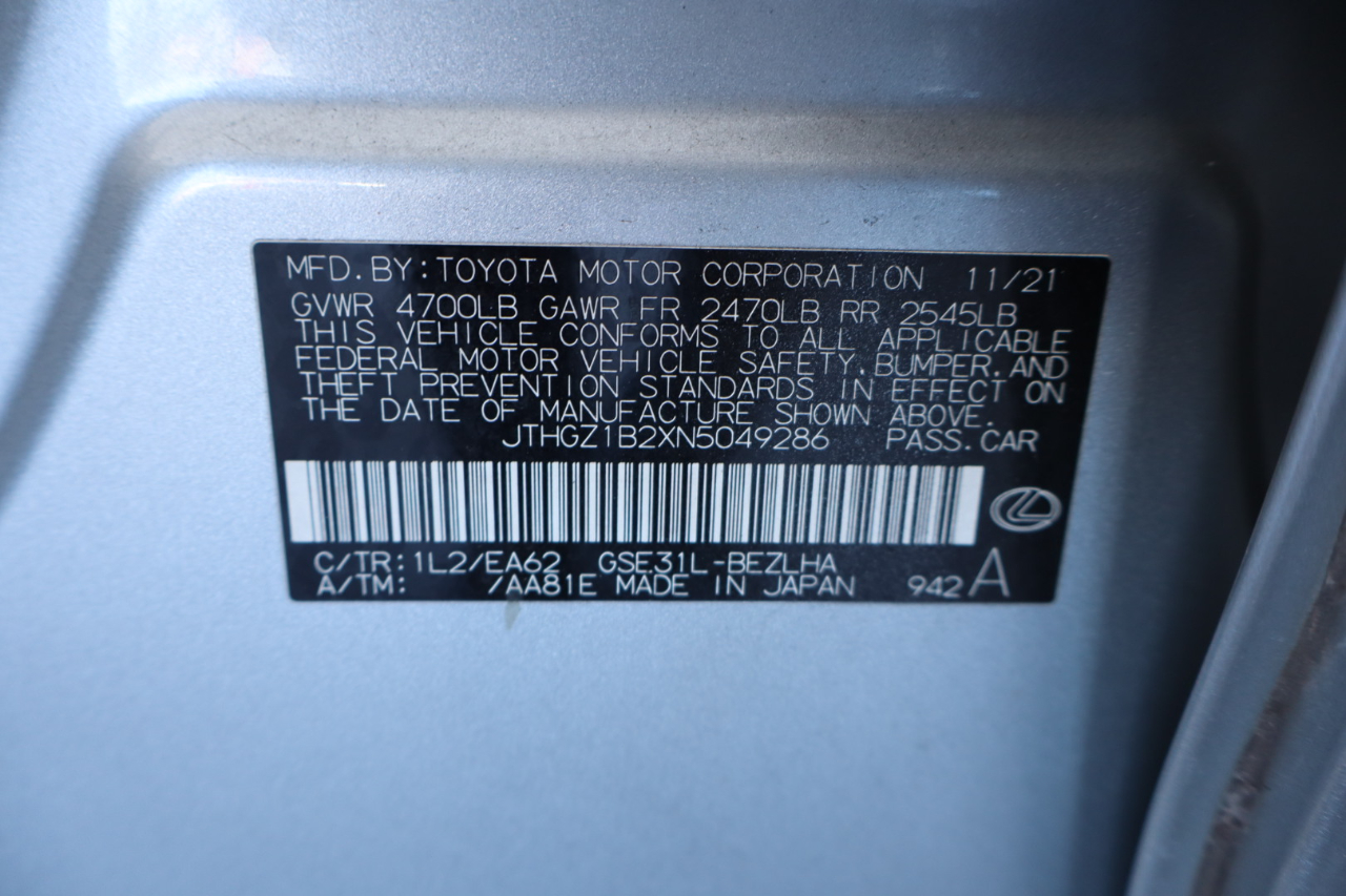 Lexus IS IS 350 F Sport RWD 2022