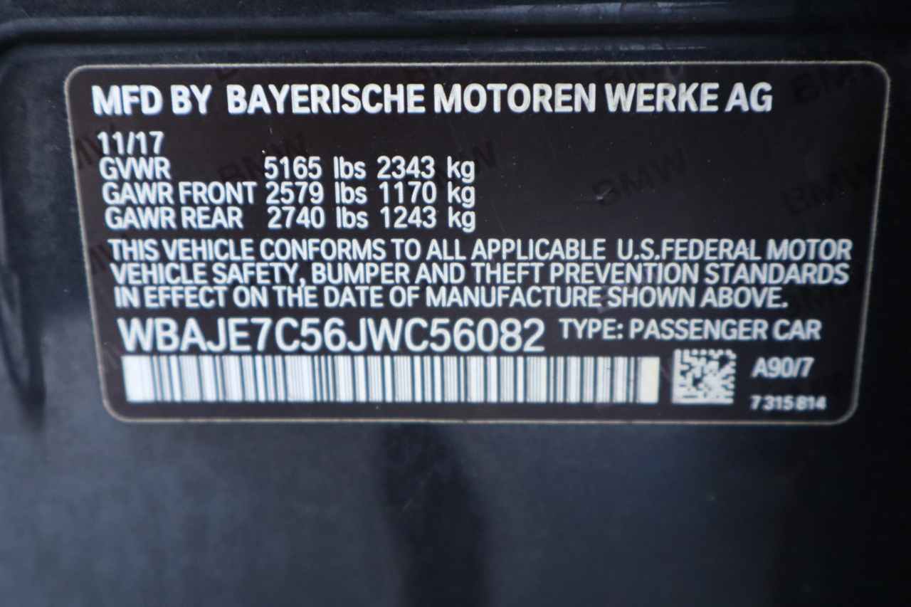 BMW 5 Series 540i xDrive Sedan 2018