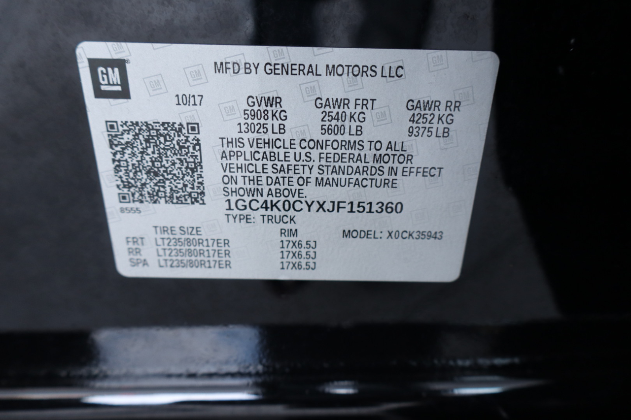 Chevrolet Silverado 3500HD 4WD Crew Cab 167.7" LTZ 2018