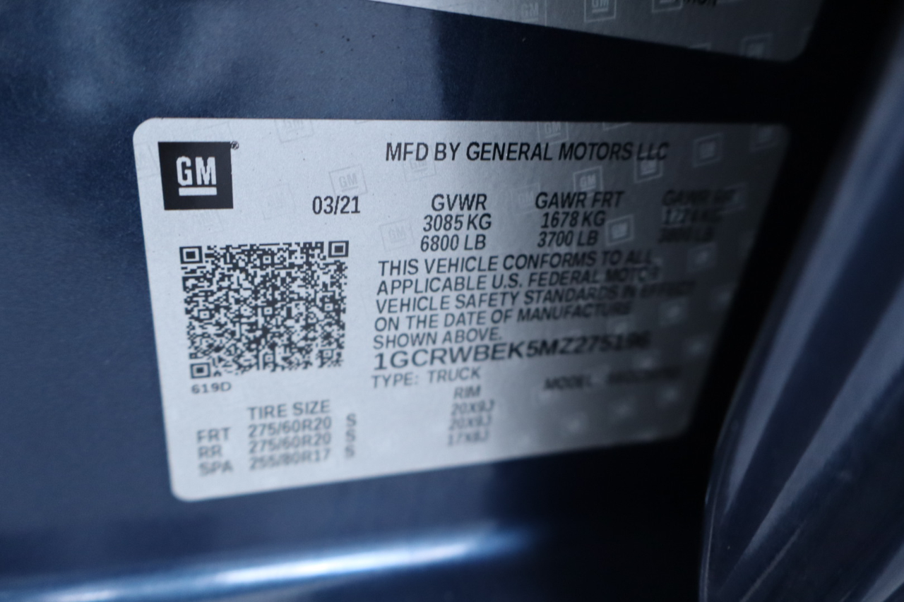 Chevrolet Silverado 1500 2WD Double Cab 147" Custom 2021