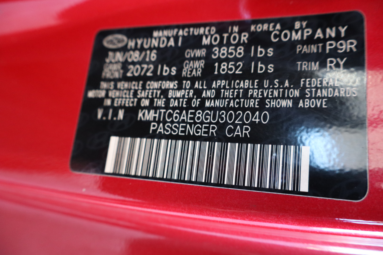 Hyundai Veloster 3dr Cpe Man Turbo 2016