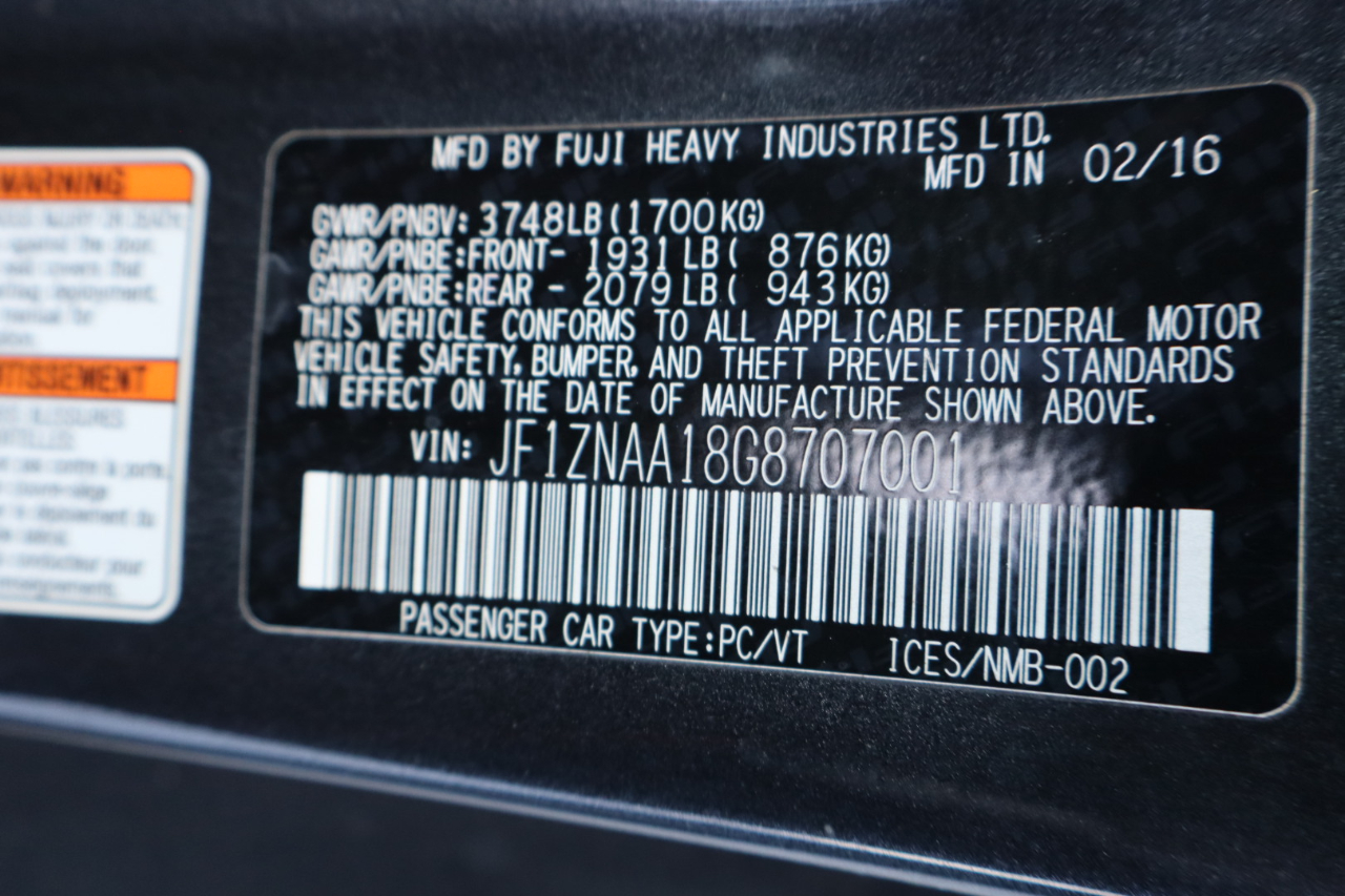 Scion FR-S 2dr Cpe Auto (Natl) 2016