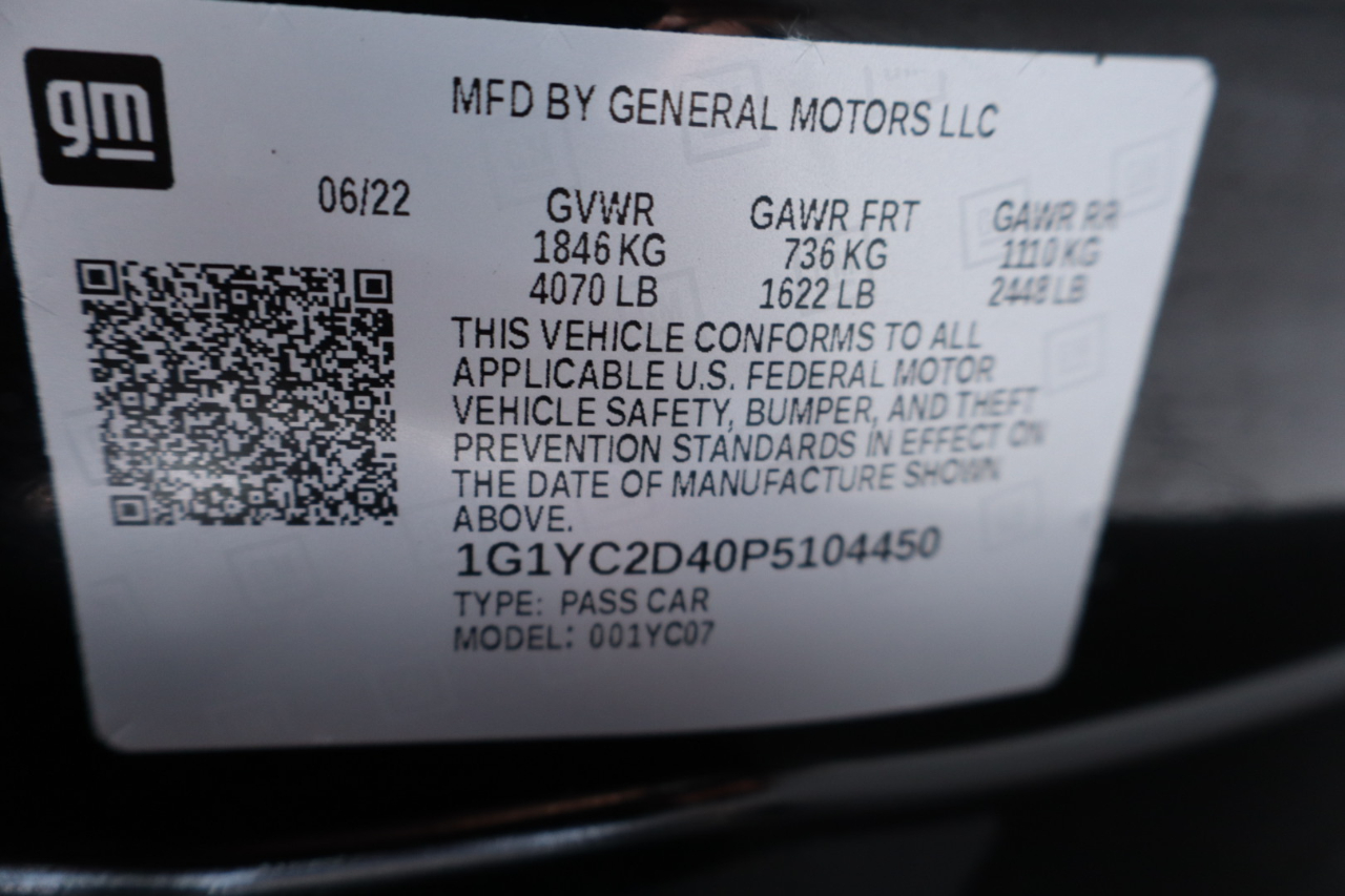 Chevrolet Corvette 2dr Stingray Cpe w/3LT 2023